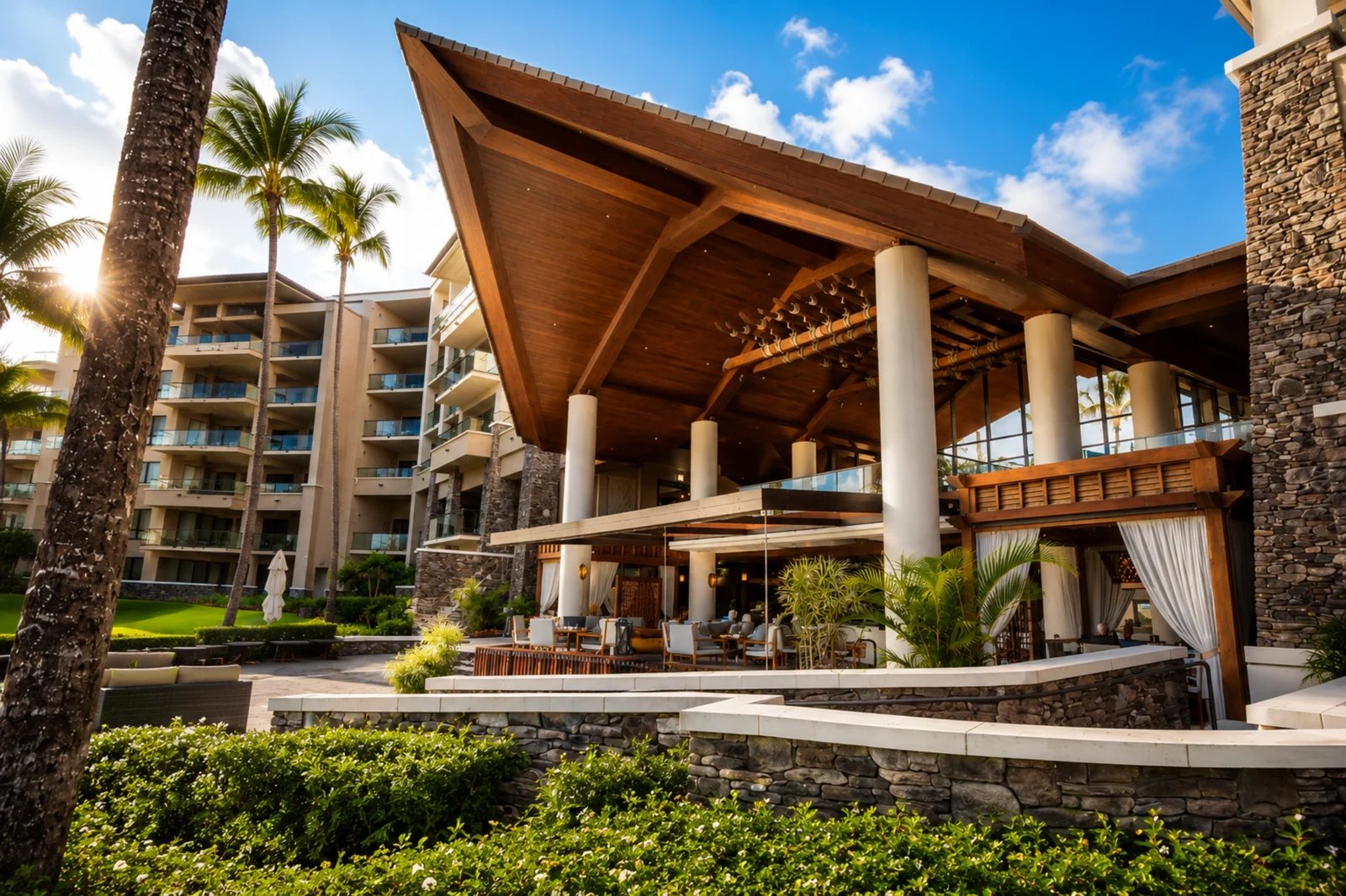 The Resort at Kapalua Bay, Maui, at the table