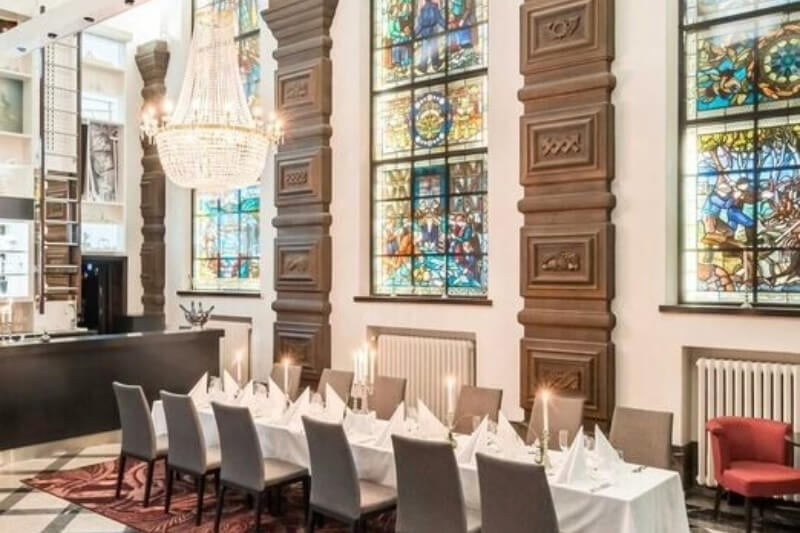 Radisson Blu Plaza Hotel, at the table