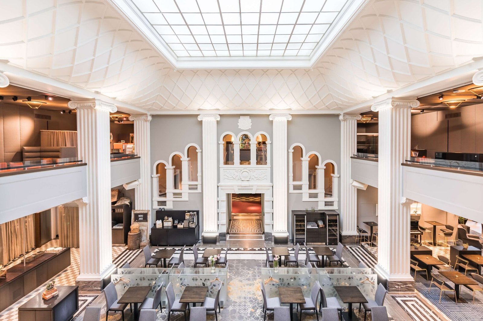 Radisson Blu Plaza Hotel, at the table