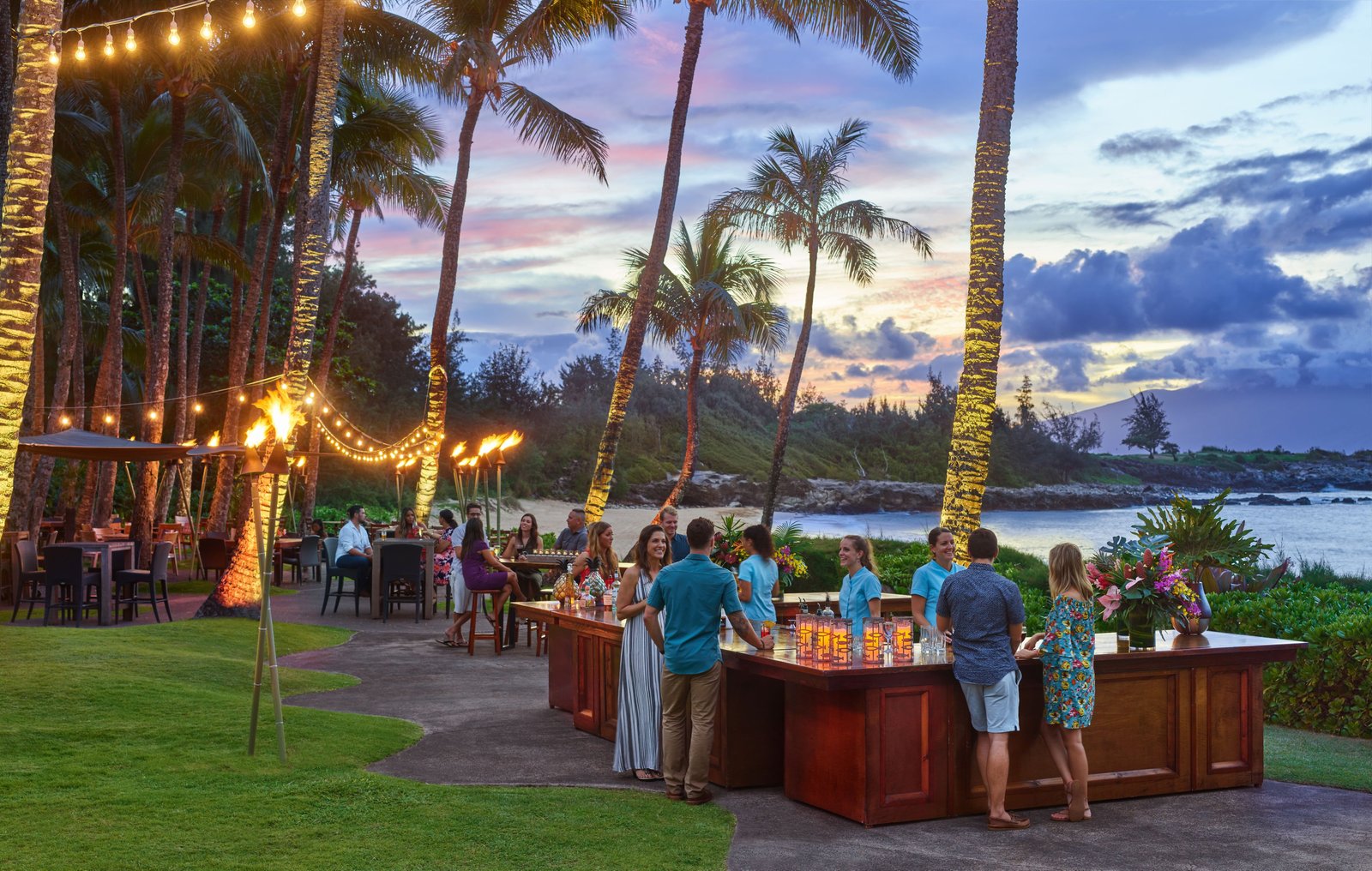 The Ritz-Carlton Maui, Kapalua, at the table