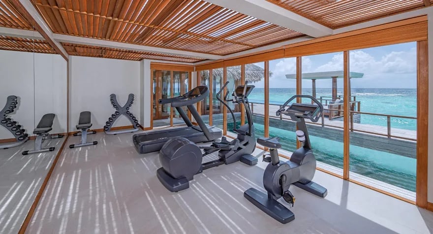 Anantara Kihavah Maldives Villas, the gym