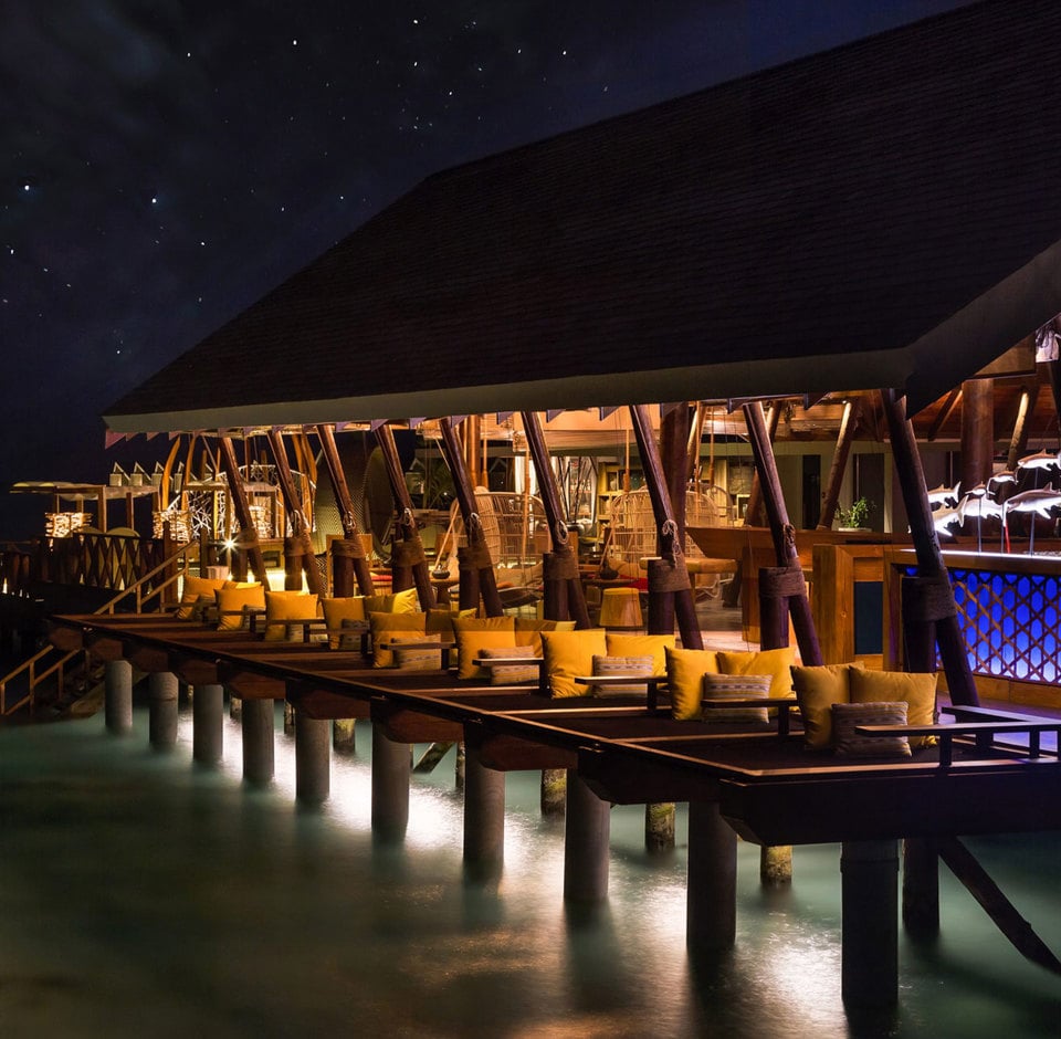 LUX South Ari Atoll, at the table