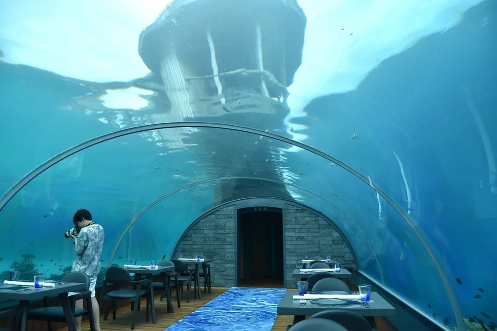 Hurawalhi Island Resort, eat & drink