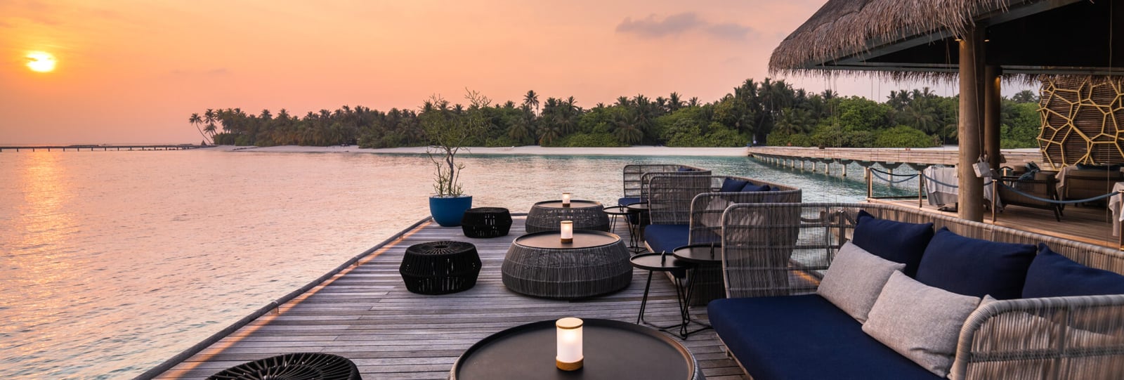 Velaa Private Island Maldives, at the table