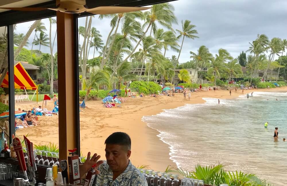 Napili Kai Beach Resort, sea house restaurant