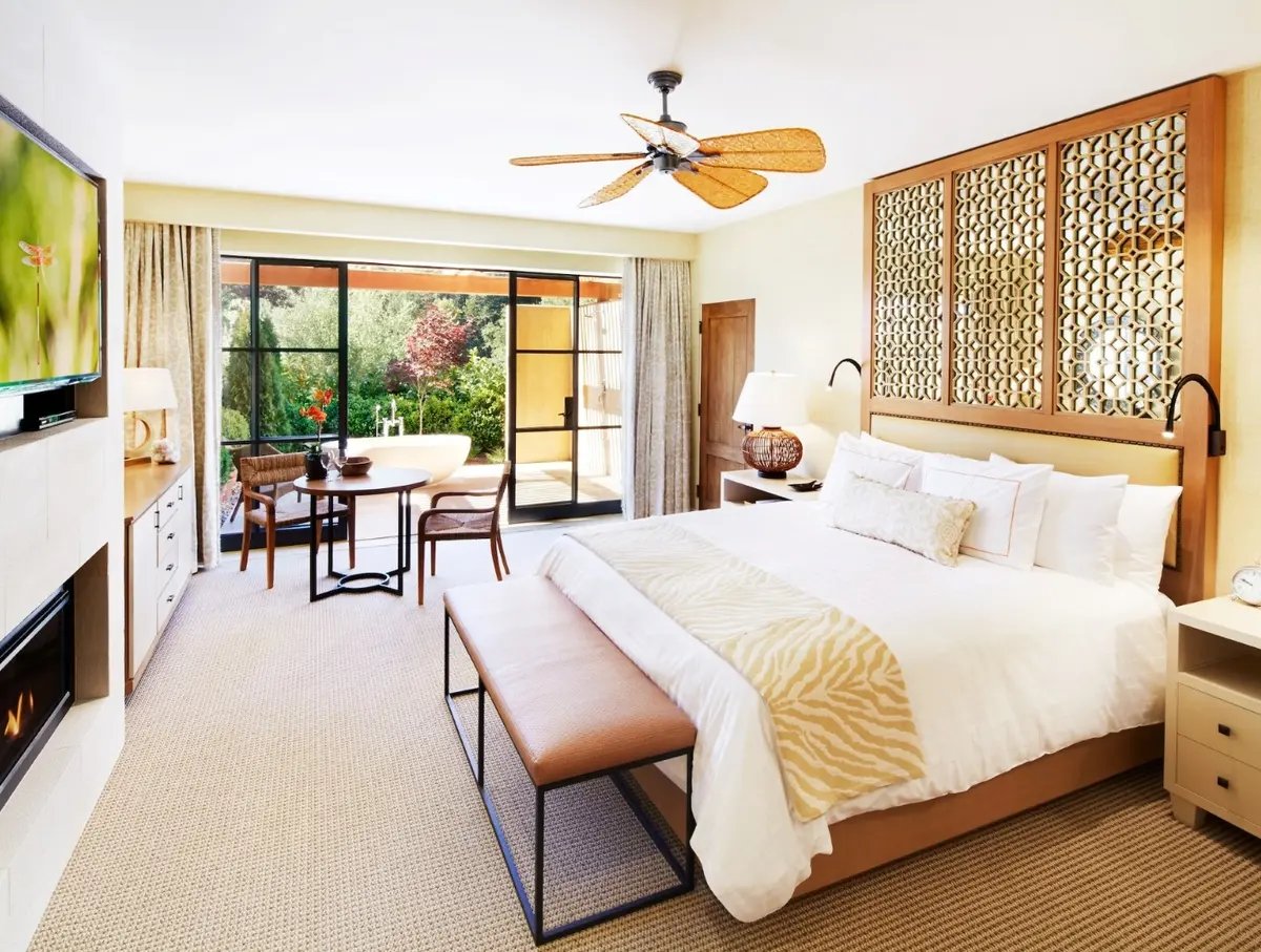Auberge du Soleil, rooms