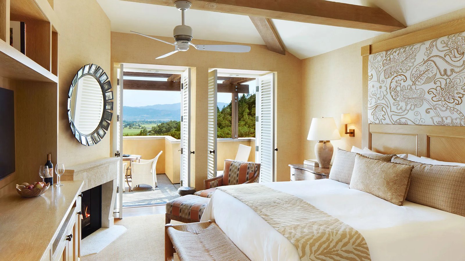 Auberge du Soleil, rooms