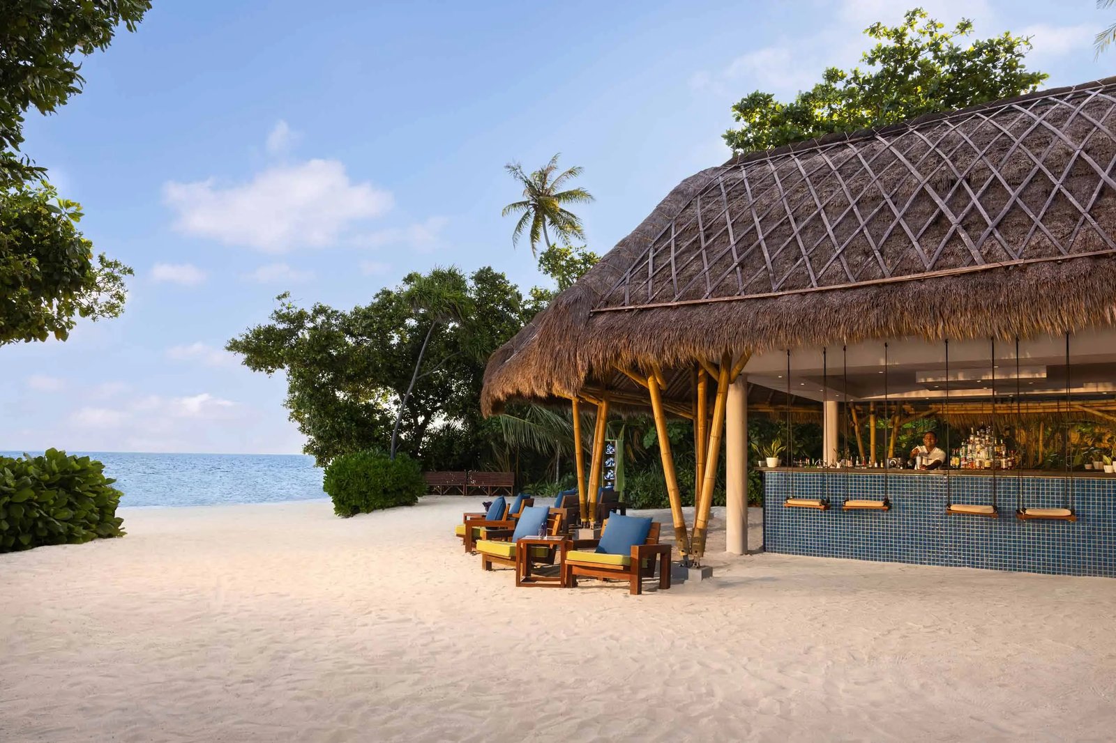 Emerald Maldives Resort & Spa, at the table