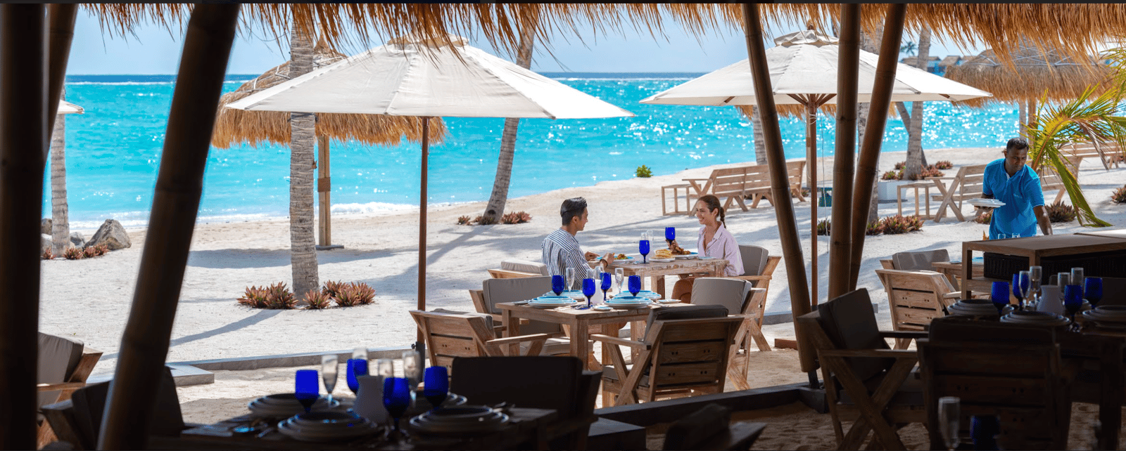 Emerald Maldives Resort & Spa, at the table