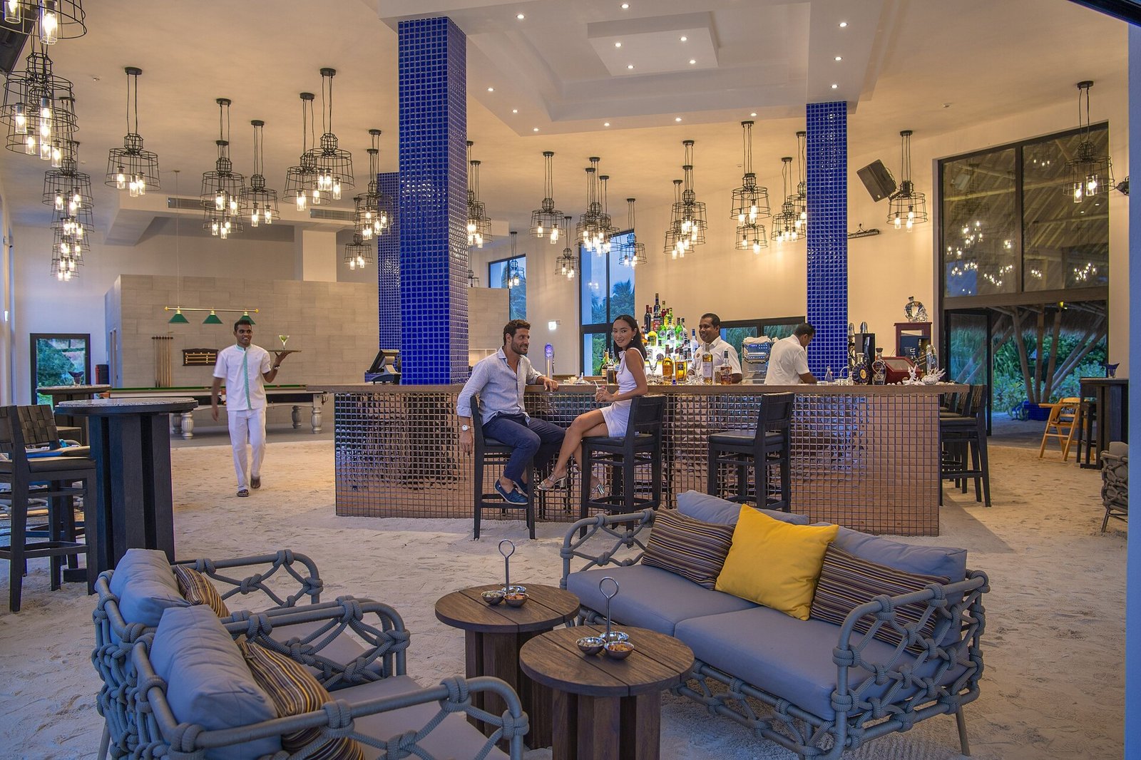 Emerald Maldives Resort & Spa, sunset pool café & bar
