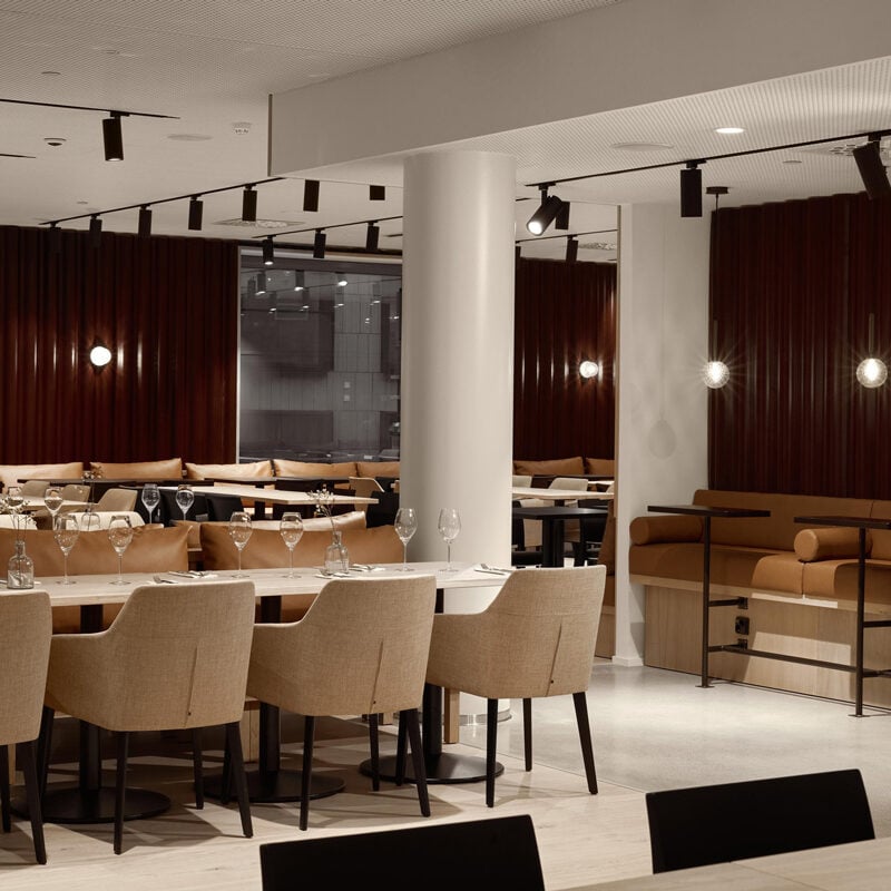 Original Sokos Hotel Tripla, at the table
