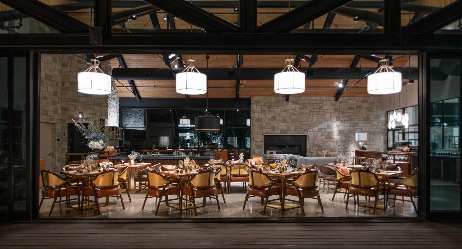 Four Seasons Resort and Residences Napa Valley, truss restaurant + bar