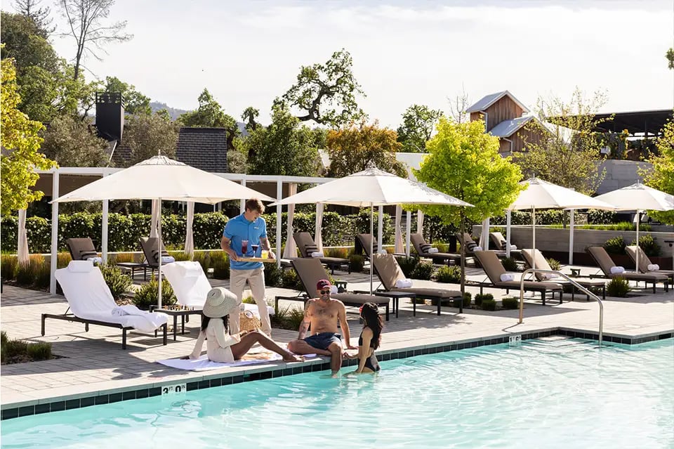 Four Seasons Resort and Residences Napa Valley, the pool