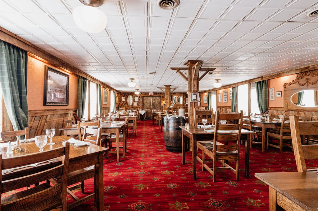 Chico Hot Springs Resort & Day Spa, historic dining room