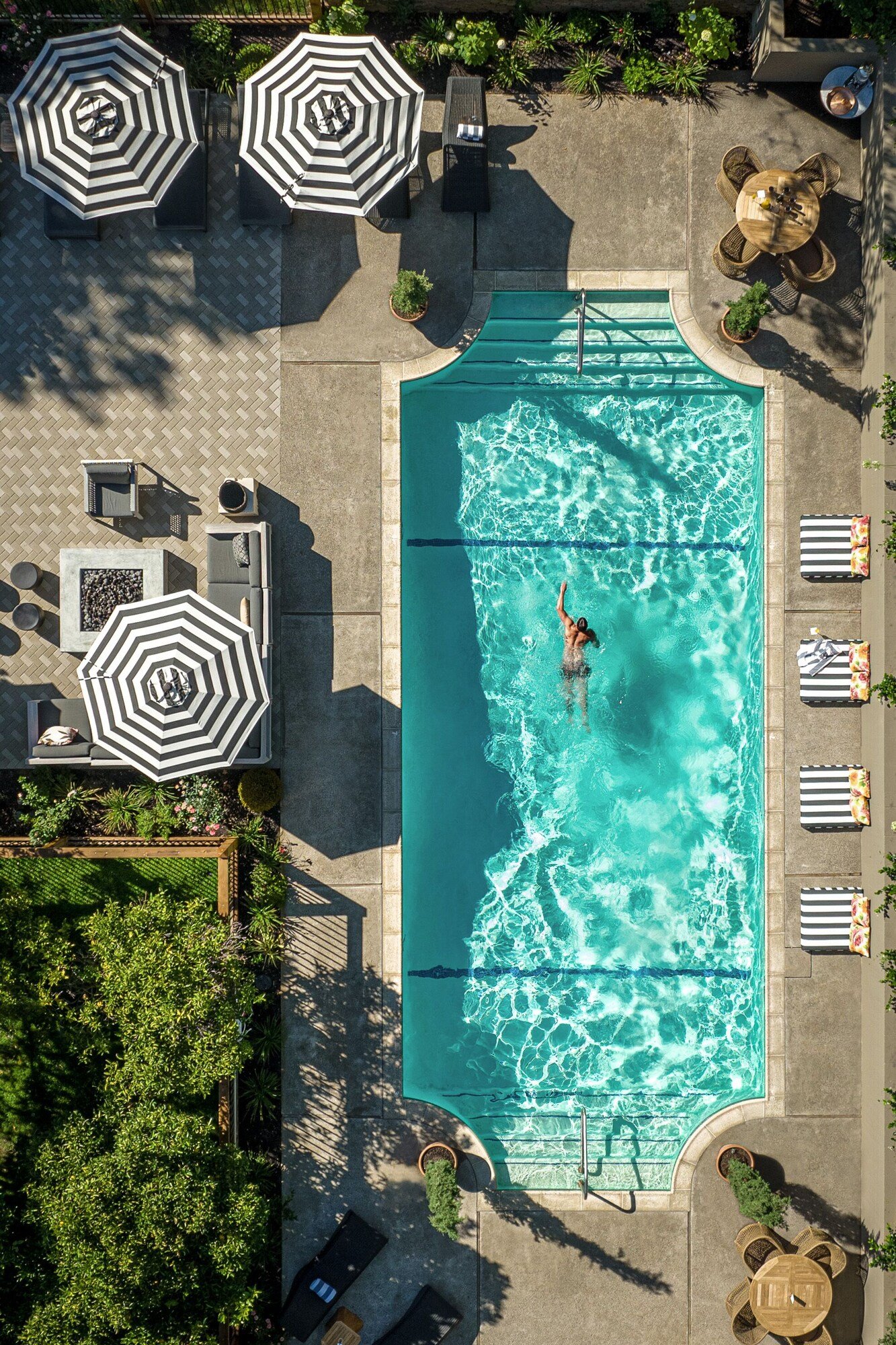 The Madrona Hotel, the pool