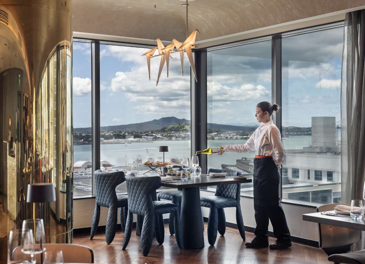 SO/ Auckland, at the table