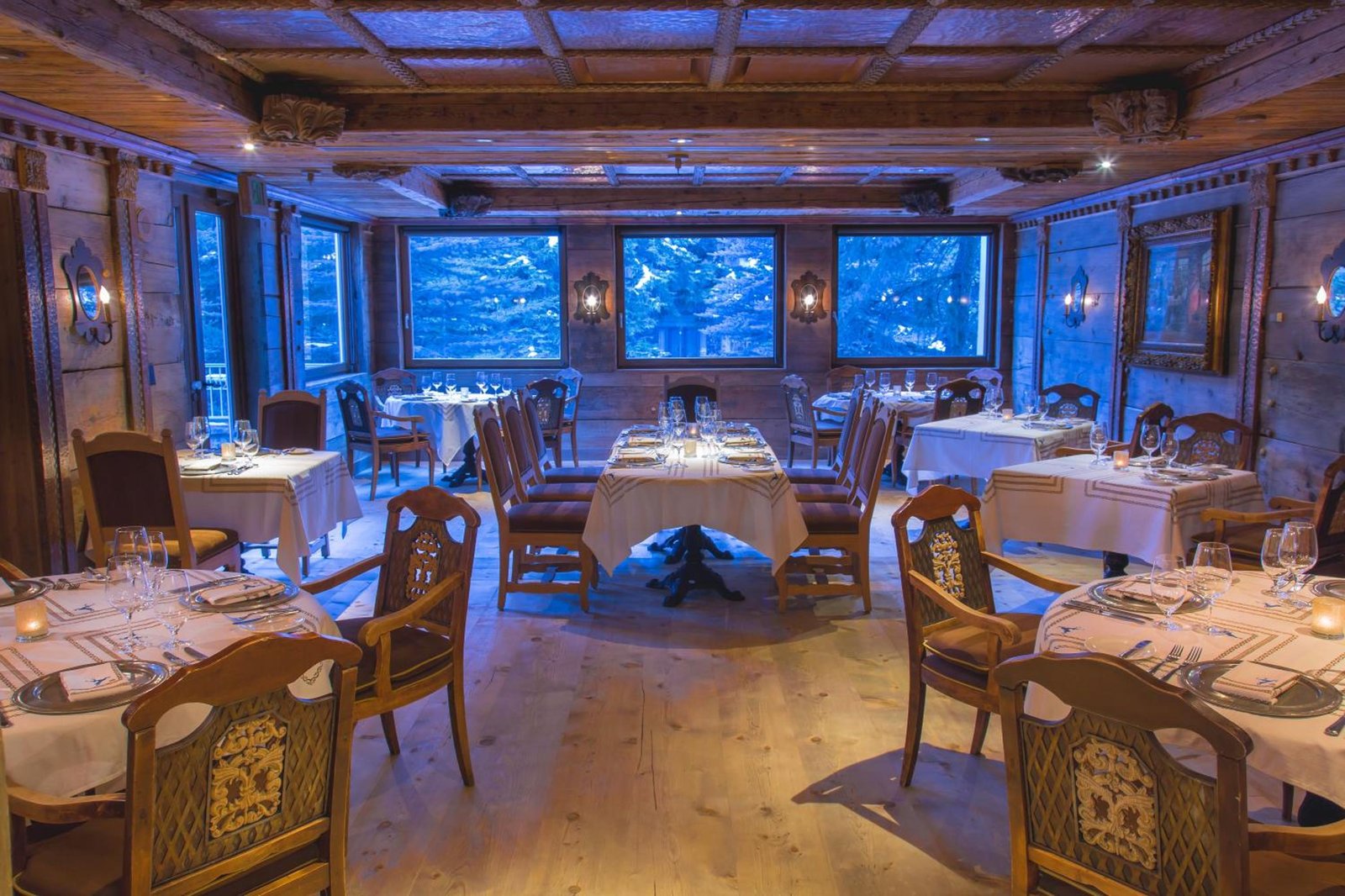 Sonnenalp Vail, at the table