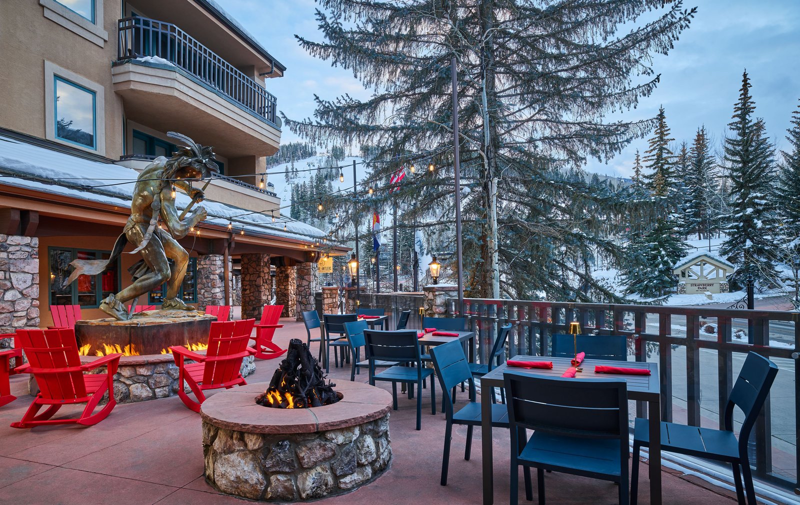 Beaver Creek Lodge, alpine + antlers