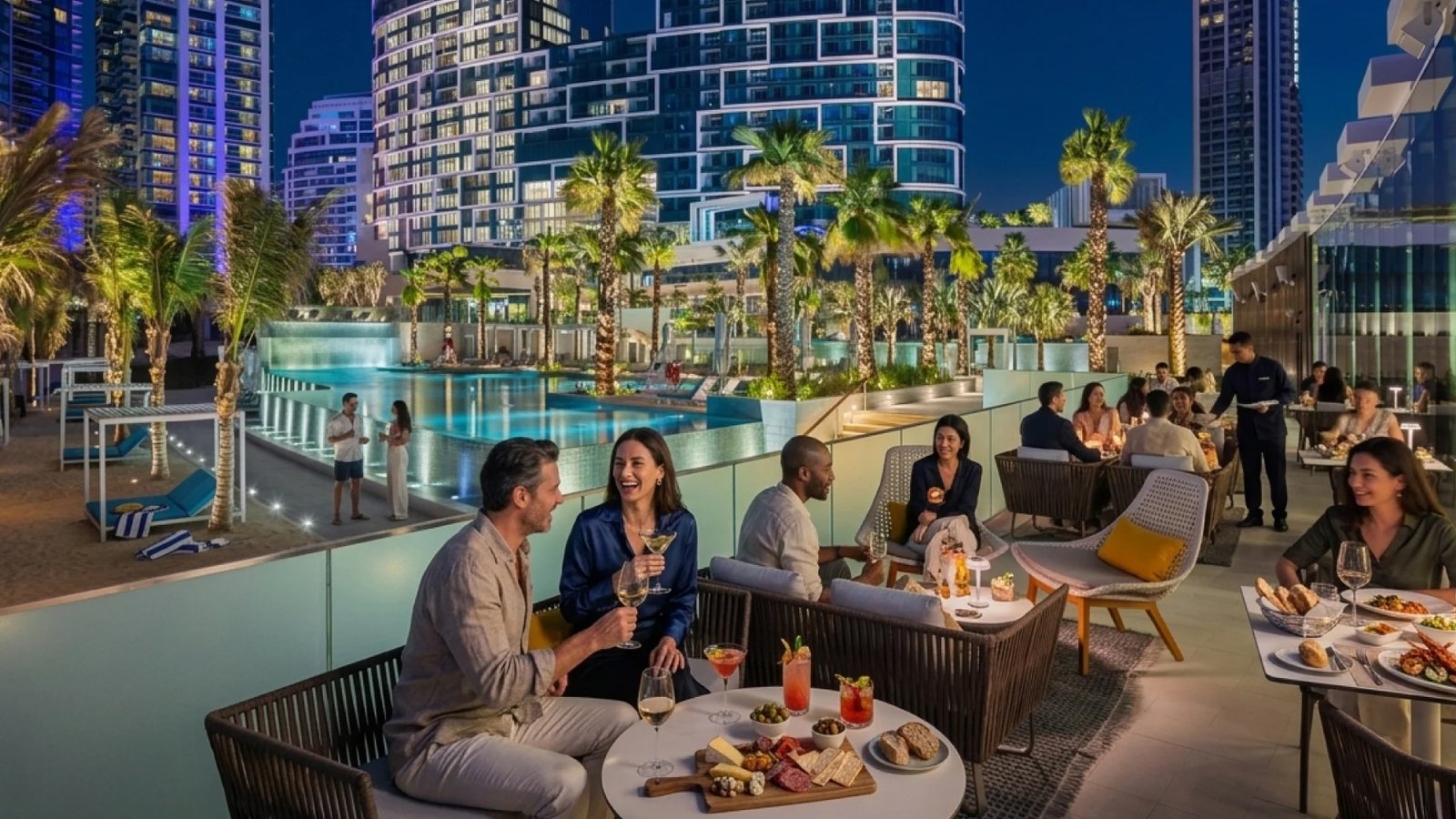 Address Beach Resort, the beach grill