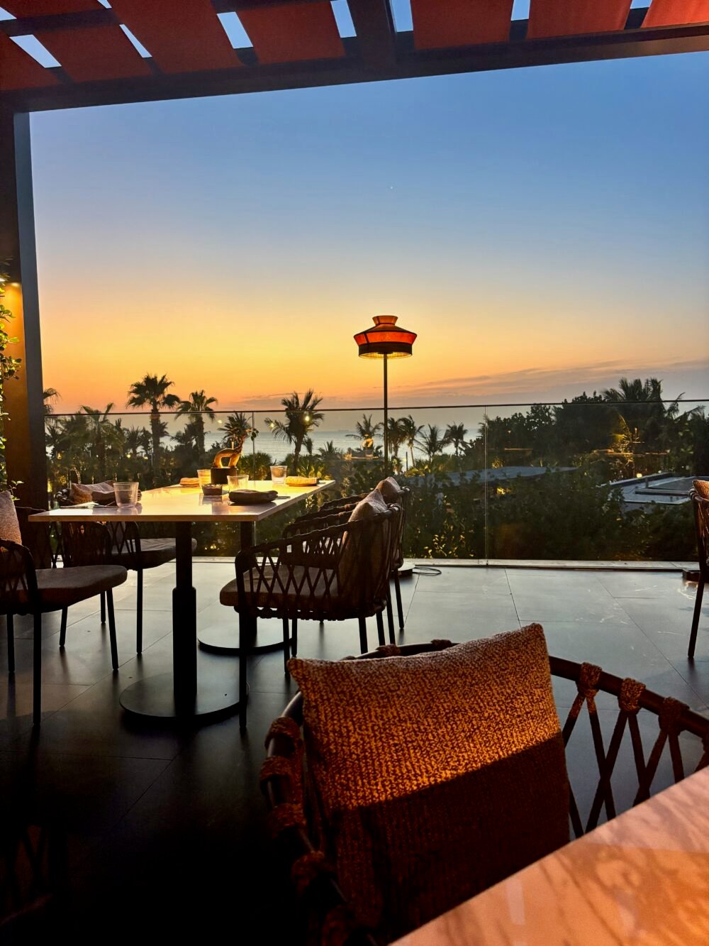 Banyan Tree Dubai, at the table