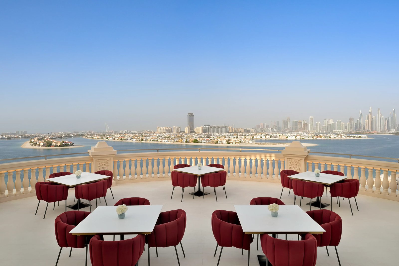Raffles The Palm Dubai, at the table