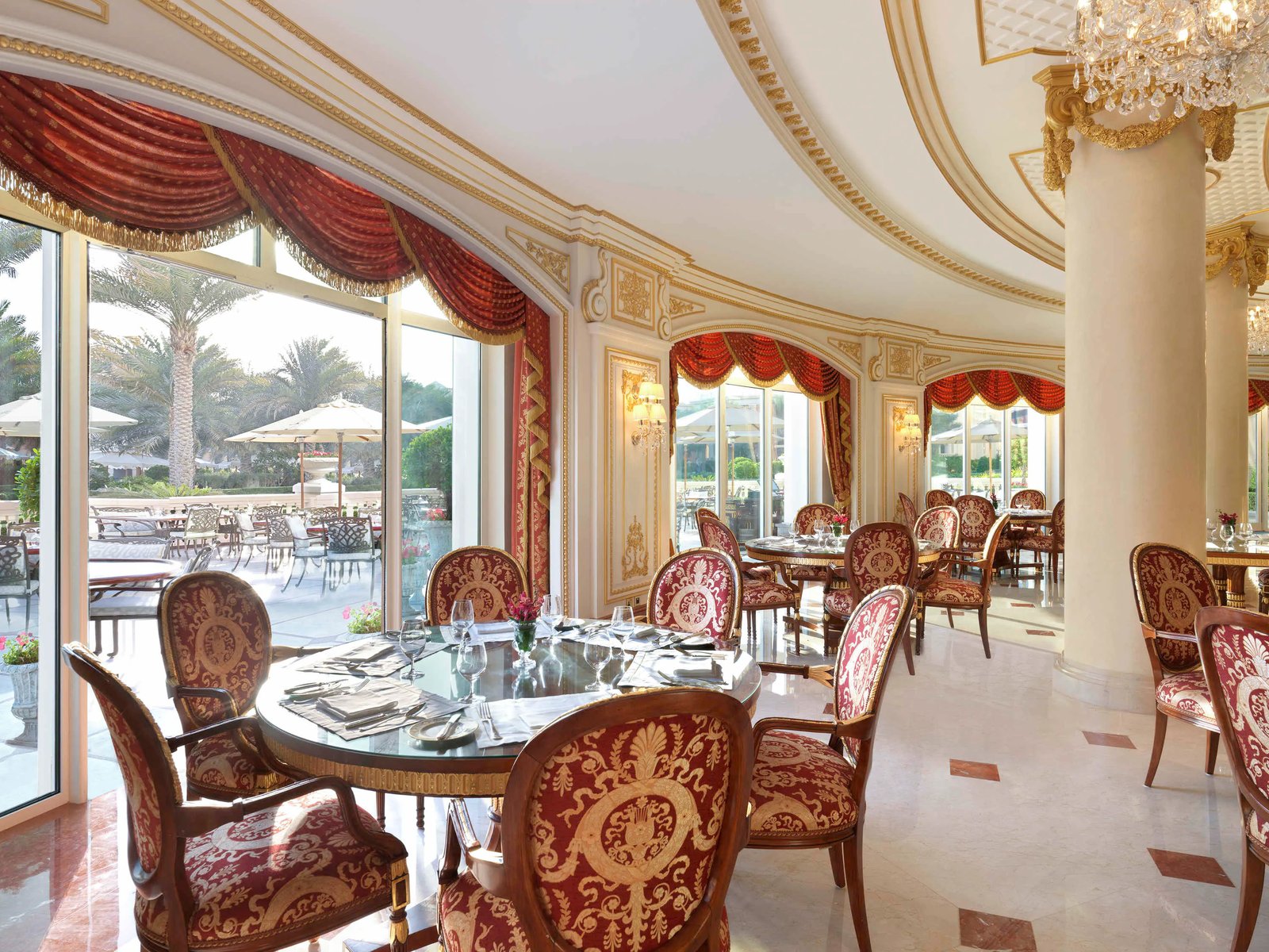 Raffles The Palm Dubai, at the table