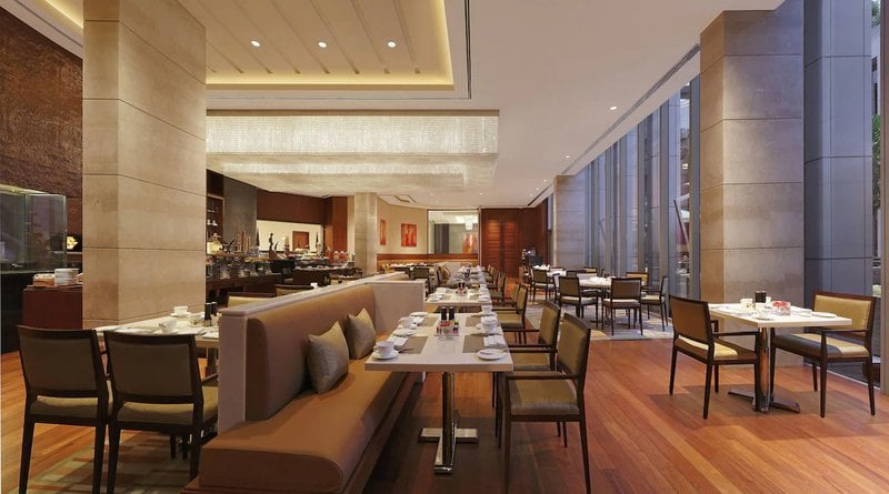 Anantara Downtown Dubai Hotel, at the table