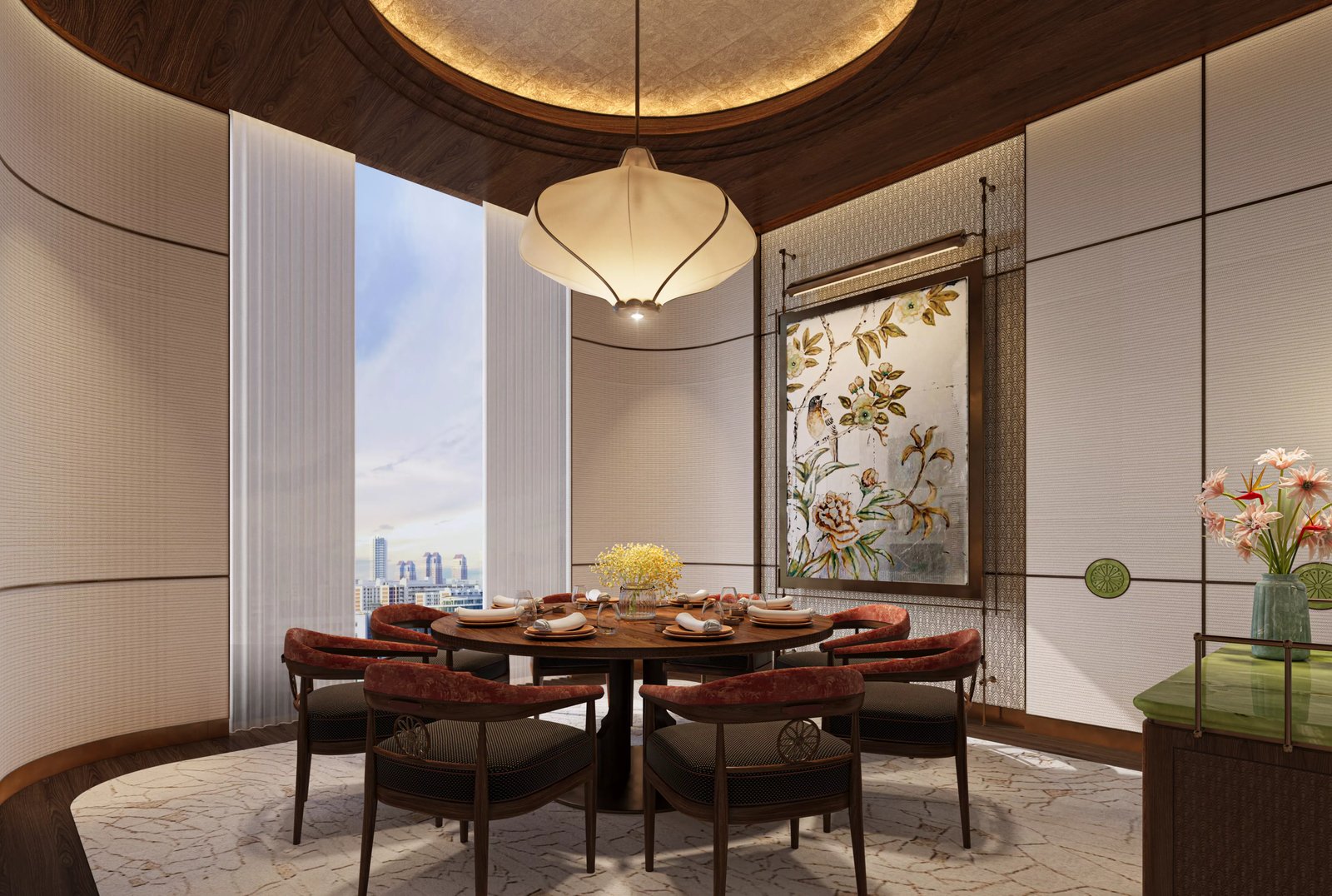 Fairmont Hanoi, at the table
