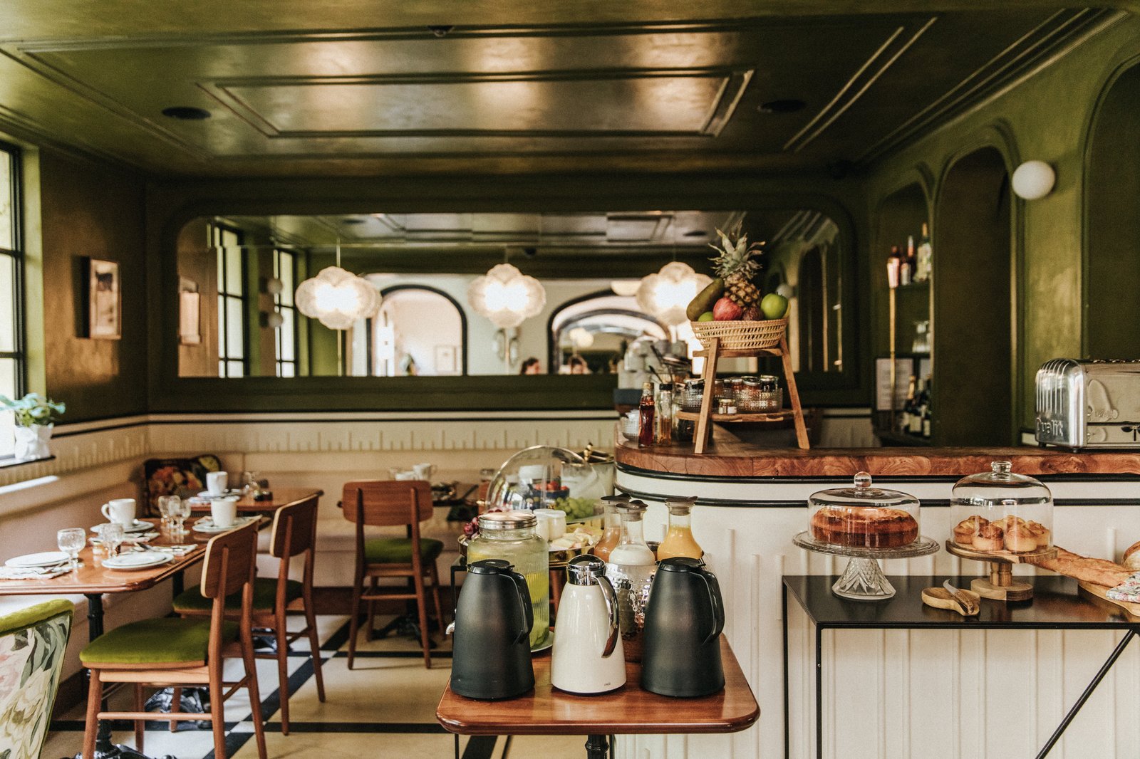 Hôtel Bienvenue, ground-floor café and lounge