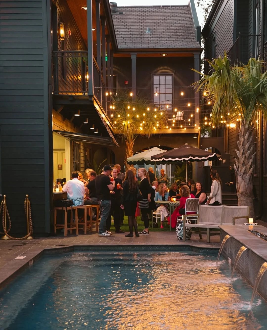 The Blackbird Hotel, the pool