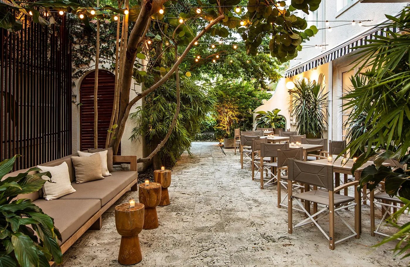 Angler's Hotel Miami Beach, at the table
