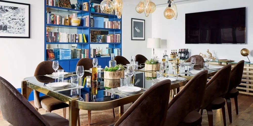 The Betsy Hotel, at the table