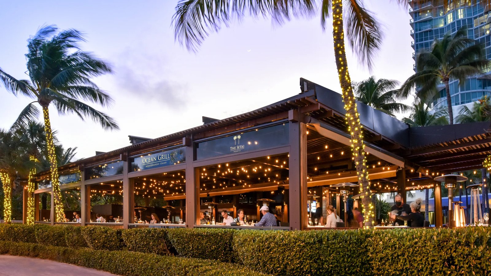 The Setai, Miami Beach, at the table