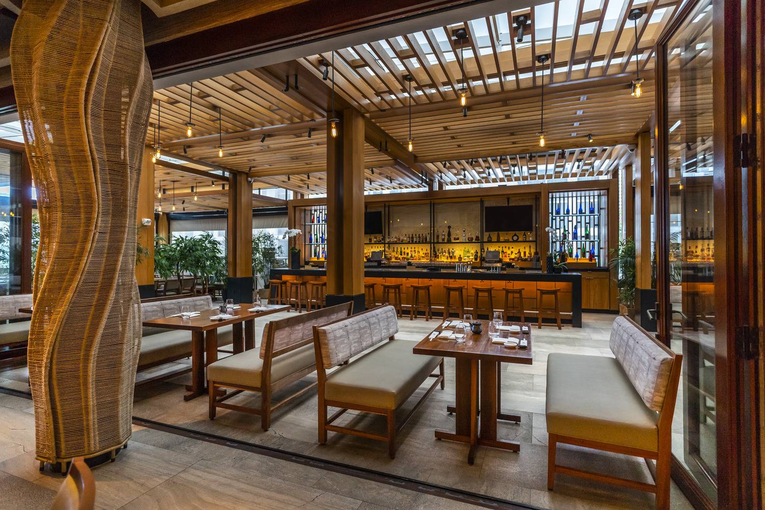 Nobu Hotel Miami Beach, at the table