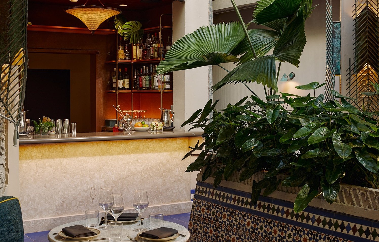 Mayfair House Hotel & Garden, at the table