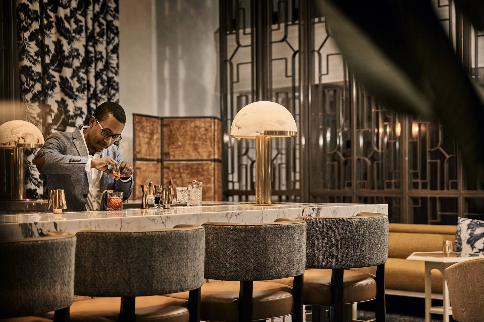 The Ritz-Carlton, South Beach, at the table