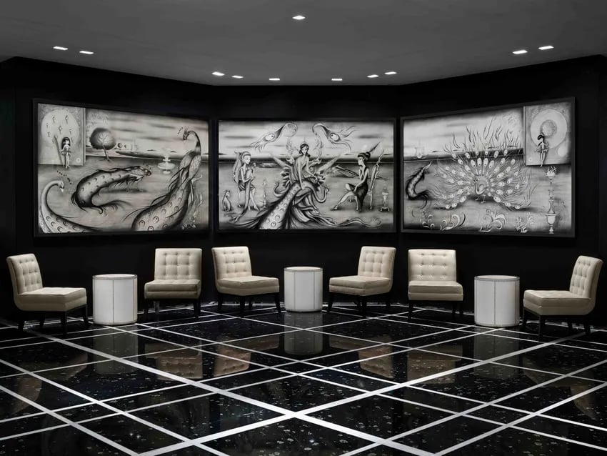 The St. Regis Bal Harbour Resort, at the table