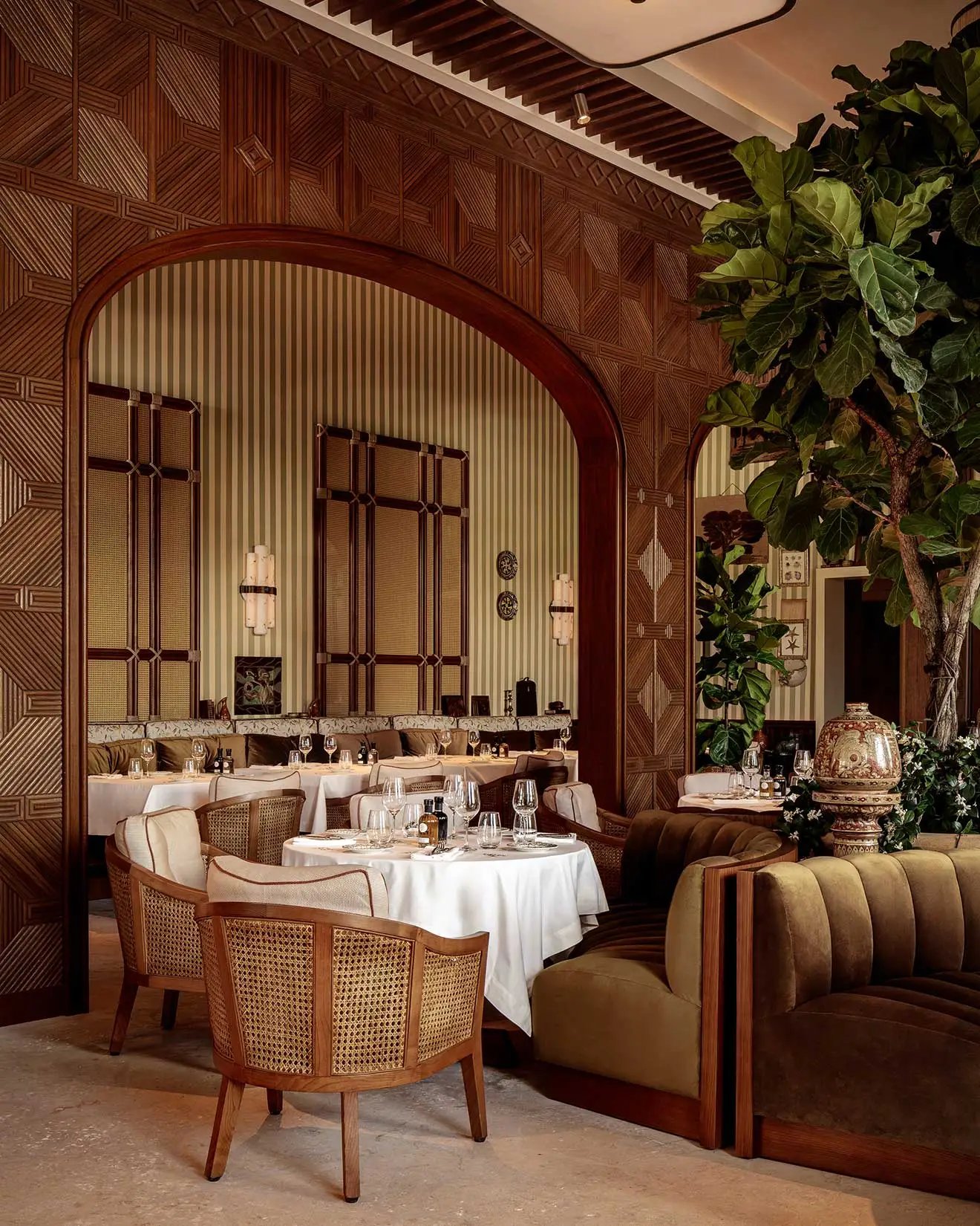 Delano Miami Beach, at the table
