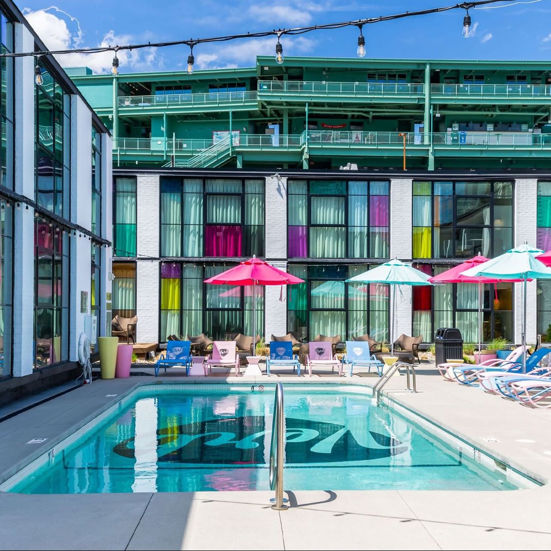 The Verb Hotel, the pool