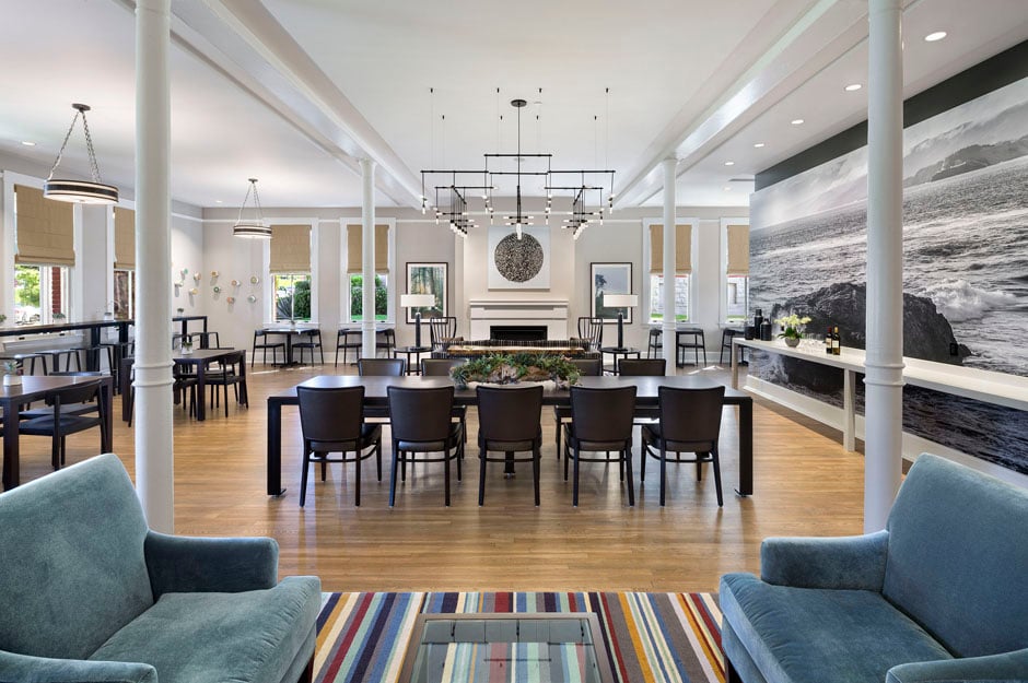 Lodge at the Presidio, lobby living room