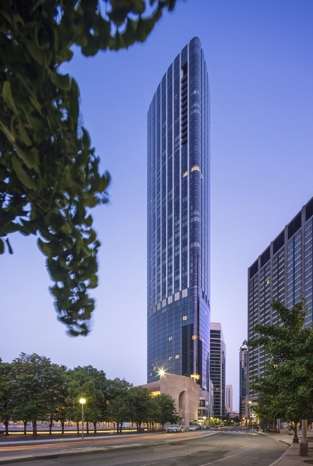 Four Seasons Hotel One Dalton Street, Boston, backstory