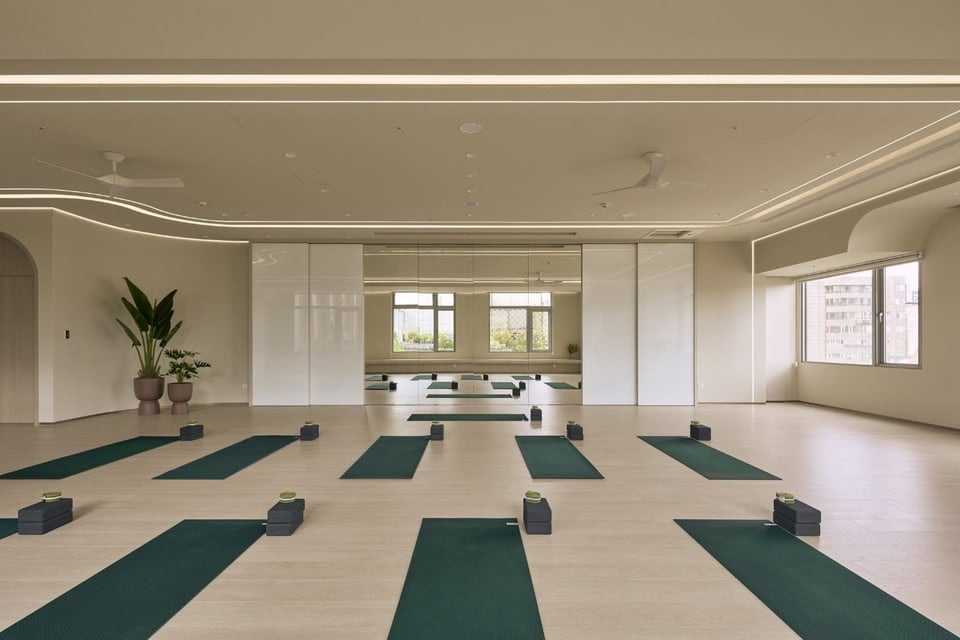 Hotel Uketamo, the yoga studio