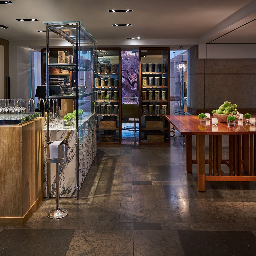 Park Hyatt Washington D.C., at the table