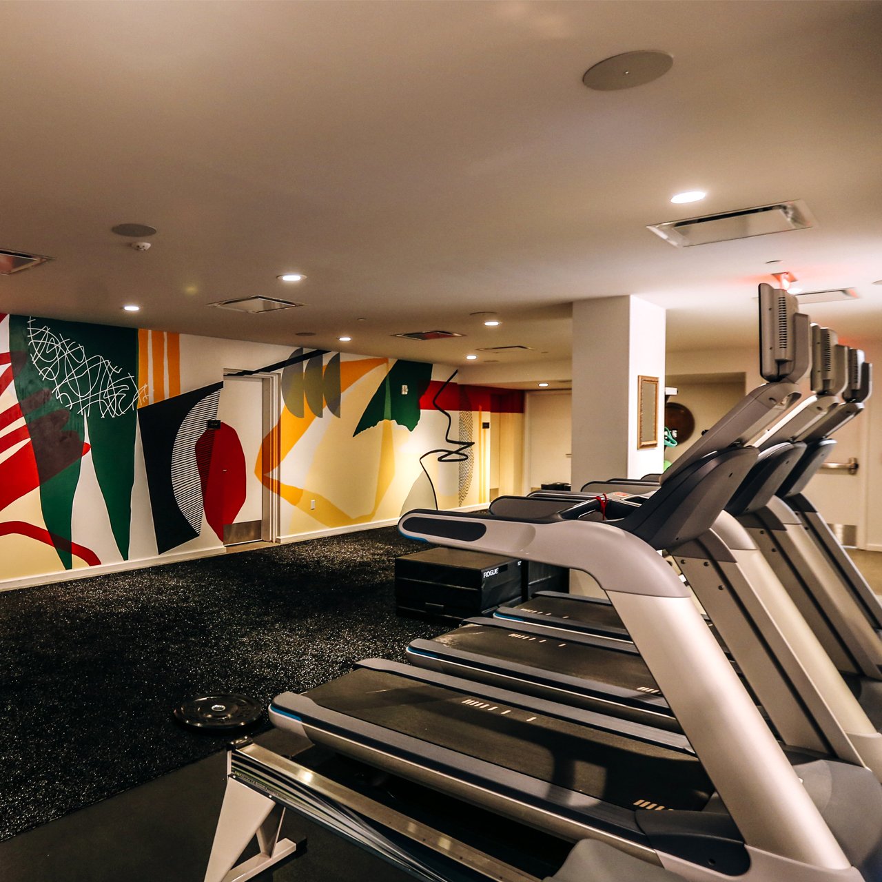 The LINE DC, the gym