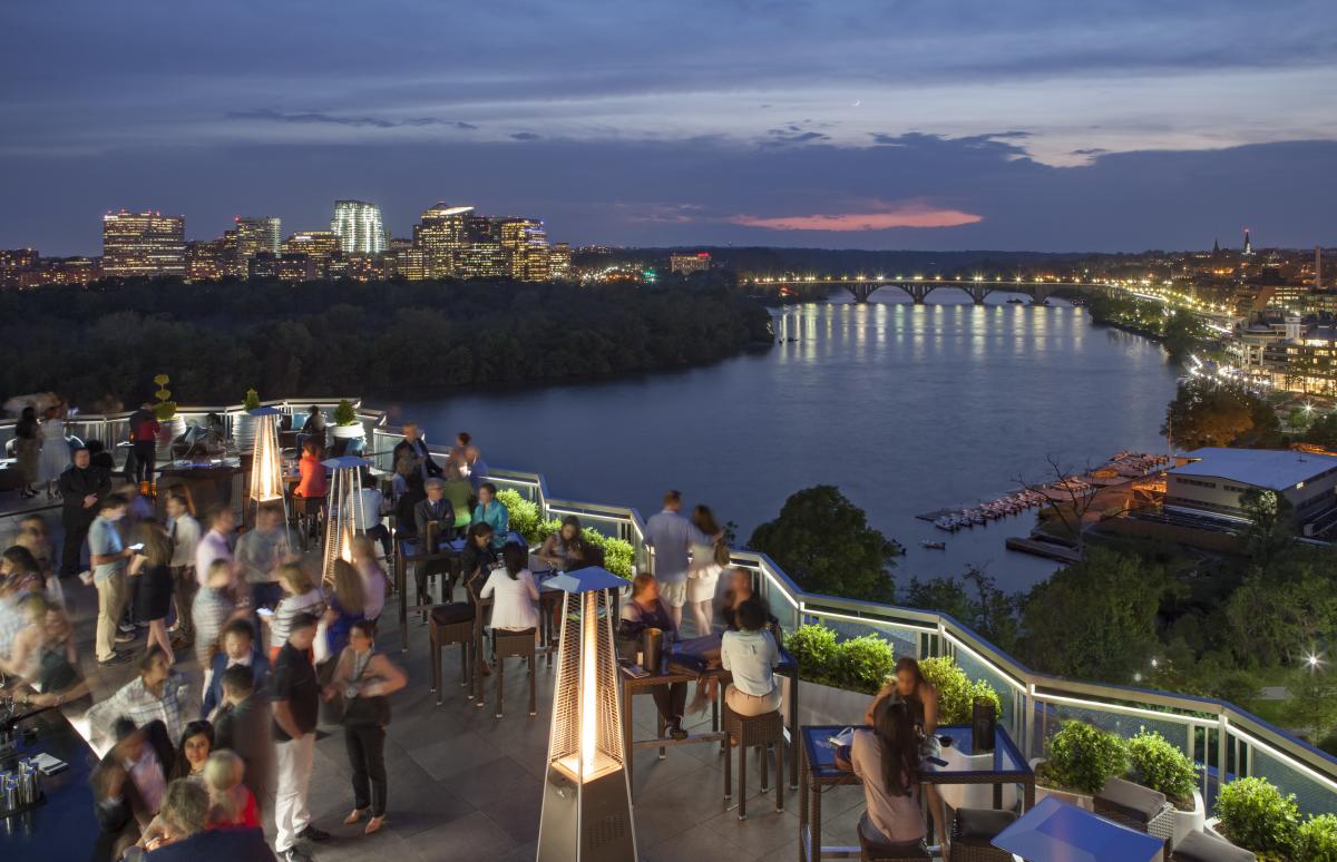 The Watergate Hotel, at the table