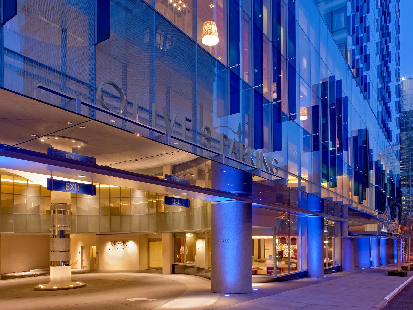 Hyatt at Olive 8, backstory