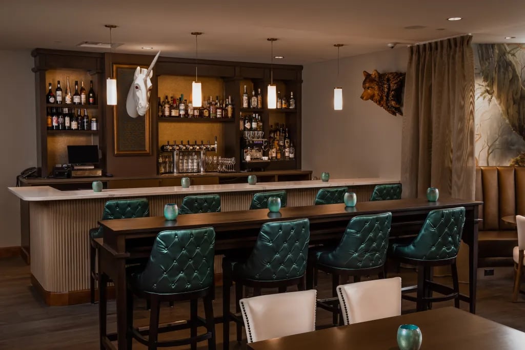 The Lodge at St. Edward Park, at the table