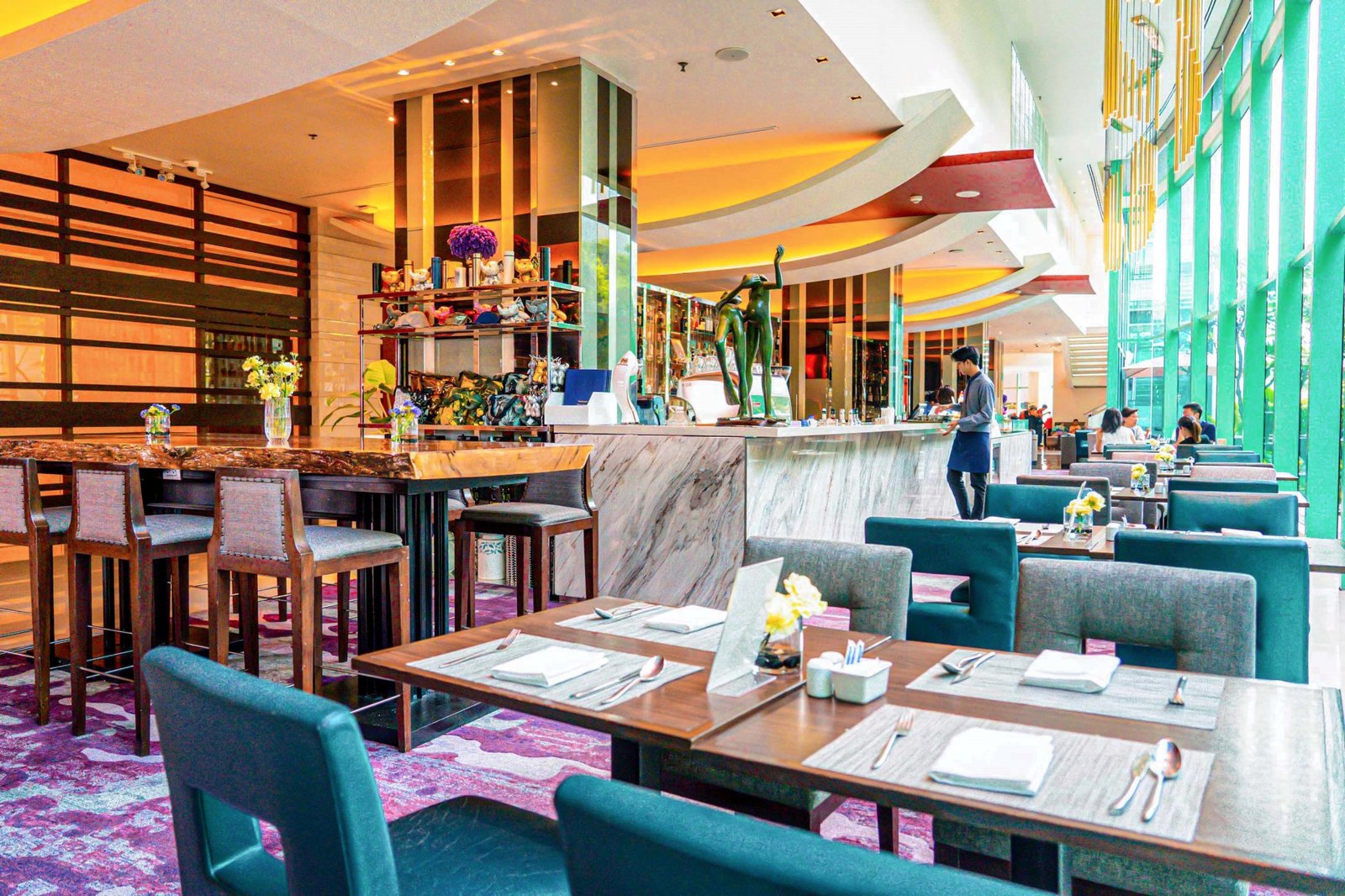 Chatrium Hotel Riverside Bangkok, at the table