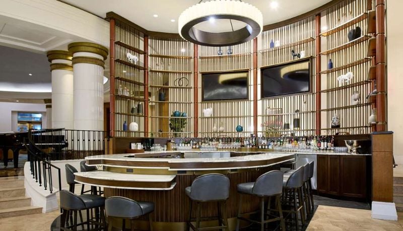 The Potomac Hotel, at the table