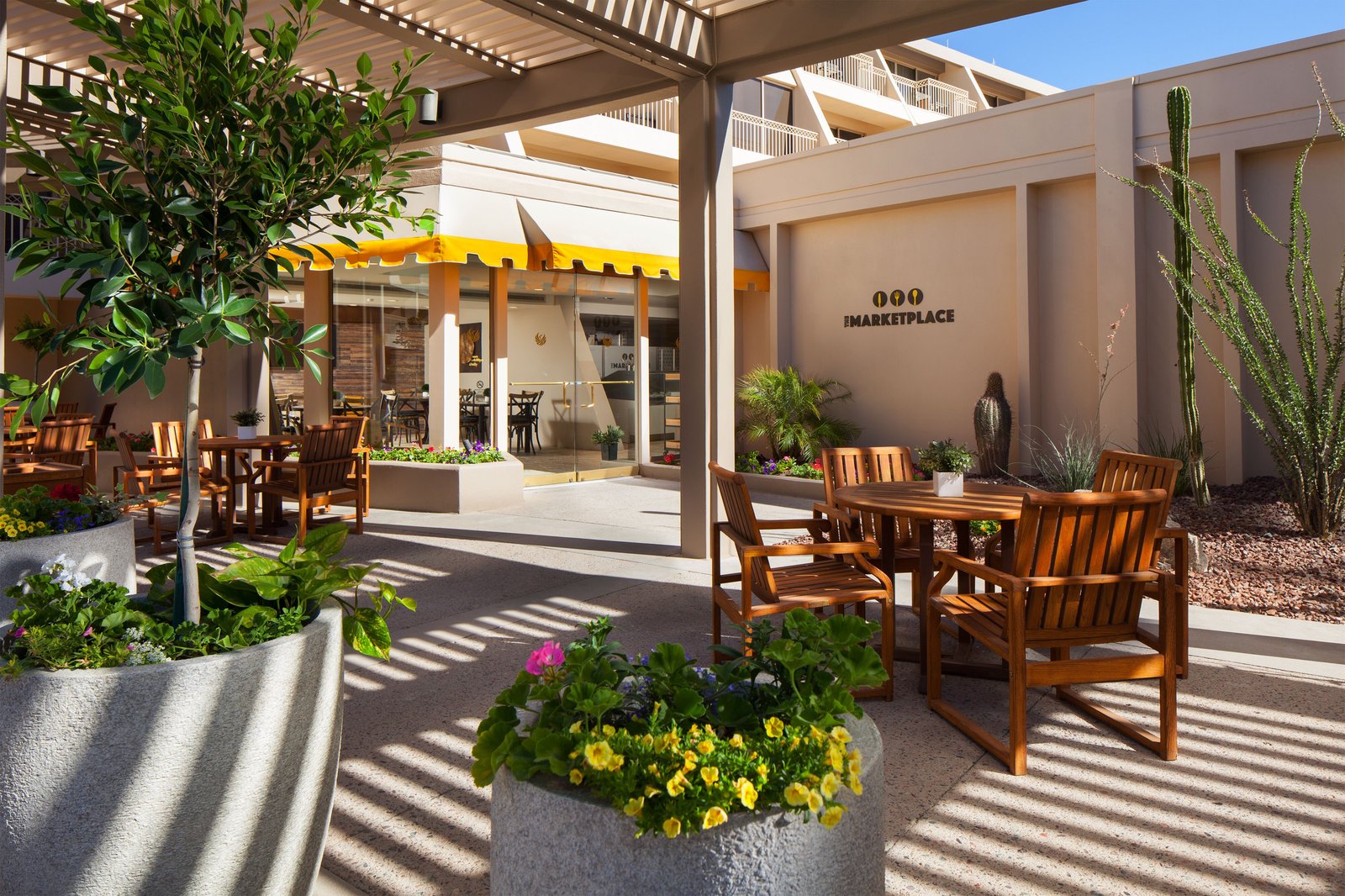 The Canyon Suites at The Phoenician, at the table